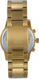 Guess Analog Chronograph Gold Dial Gold Steel Strap Watch for Men - W0075G5 Authentic Buy Shop Now