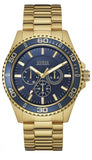 Guess Chaser Multifunction Blue Dial Gold Steel Strap Watch for Men - W0172G5 Authentic Buy Shop Now
