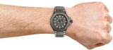 Guess Rigor Multifunction Black Dial Black Steel Strap Watch For Men - W0218G1 Authentic Buy Shop Now