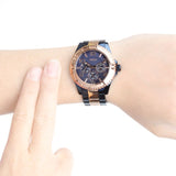 Guess BFF Multifunction Blue Dial Two Tone Steel Strap Watch for Women - W0231L6 Authentic Buy Shop Now
