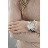 Guess Dazzler Diamonds Silver Dial Silver Steel Strap Watch for Women - W0335L1 Authentic Buy Shop Now