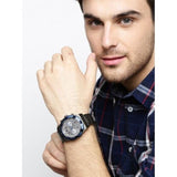 Guess Sport Analog Grey Dial Grey Steel Strap Watch for Men - W0377G5 Authentic Buy Shop Now