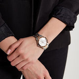 Guess Mist Quartz Silver Dial Two Tone Steel Strap Watch For Women - W0443L4 Authentic Buy Shop Now
