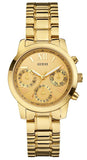 Guess Mini Sunrise Quartz Gold Dial Gold Steel Strap Watch For Women - W0448L2 Authentic Buy Shop Now