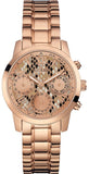 Guess Mini Sunrise Quartz Rose Gold Dial Rose Gold Steel Strap Watch For Women - W0448L9 Authentic Buy Shop Now