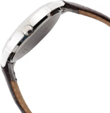 Guess Wafer Analog Blue Dial Brown Leather Strap Watch For Men - W0496G2 Authentic Buy Shop Now