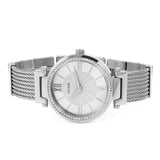 Guess Soho Silver DIal Stainless Steel Mesh Bracelet Watch For Women - W0638L1 Authentic Buy Shop Now