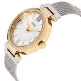 Guess Soho Diamonds Silver Dial Silver Mesh Bracelet Watch for Women - W0638L7 Authentic Buy Shop Now