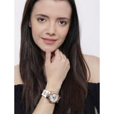 Guess Luna Diamonds White Dial White Rubber Strap Watch for Women - W0653L4 Authentic Buy Shop Now