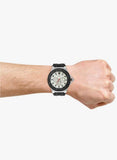 Guess Force Analog Quartz White Dial Black Rubber Strap Watch For Men - W0674G3 Authentic Buy Shop Now