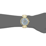 Guess Park Avenue Blue Dial Gold Steel Strap Watch For Women - W0695L2 Authentic Buy Shop Now