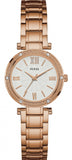 Guess Park Ave White Dial Rose Gold Steel Strap Watch for Women - W0767L3 Authentic Buy Shop Now