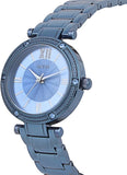 Guess Park Ave Analog Quartz Blue Dial Blue Steel Strap Watch For Women - W0767L4 Authentic Buy Shop Now