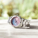 Guess Confetti Multicolored Dial Silver Steel Strap Watch For Women - W0774L1 Authentic Buy Shop Now