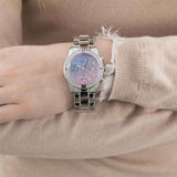 Guess Confetti Multicolored Dial Silver Steel Strap Watch For Women - W0774L1 Authentic Buy Shop Now