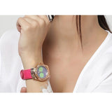 Guess Limelight Quartz Multicolor Dial Red Leather Strap Watch For Women - W0775L4 Authentic Buy Shop Now