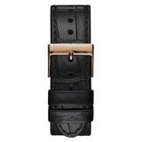 Guess Limelight Quartz White Dial Black Leather Strap Watch For Women - W0775L9 Authentic Buy Shop Now