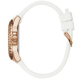 Guess Starlight Diamonds White Dial White Rubber Strap Watch for Women - W0846L5 Authentic Buy Shop Now