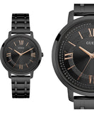 Guess Montauk Black Tone Stainless Steel Watch For Women - W0933L4 Authentic Buy Shop Now