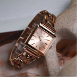 Guess Vanity Rose Gold Dial Rose Gold Steel Strap Watch for Women - W1029L3 Authentic Buy Shop Now