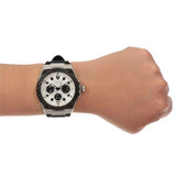 Guess Legacy White Dial Black Rubber Strap Watch For Men - W1049G3 Authentic Buy Shop Now