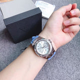 Guess Limelight Crystals White Dial Blue Rubber Strap Watch for Women - W1053L5 Authentic Buy Shop Now