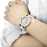 Guess Overdrive Analog White Dial White Rubber Strap Watch for Women - W10614L2 Authentic Buy Shop Now