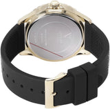 Guess Swirl Quartz Black Dial Black Silicone Strap Watch for Women - W1096L3 Authentic Buy Shop Now
