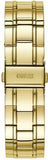 Guess Bedazzle Diamonds Gold Dial Gold Steel Strap Watch For Women - W1097L2 Authentic Buy Shop Now
