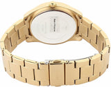 Guess G Twist Diamonds Gold Dial Gold Steel Strap Watch For Women - W1201L2 Authentic Buy Shop Now
