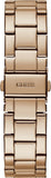 Guess G Twist Diamonds Rose Gold Dial Rose Gold Steel Strap Watch For Women - W1201L3 Authentic Buy Shop Now