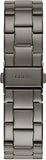 Guess G Twist Diamonds Purple Dial Black Steel Strap Watch For Women - W1201L4 Authentic Buy Shop Now