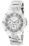 Guess Vista Diamonds Silver Dial Silver Steel Strap Watch for Women - W12080L1 Authentic Buy Shop Now