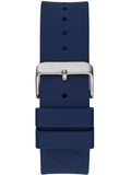 Guess Genesis Multi Function Analog Blue Dial Blue Rubber Strap Watch For Men - W1254G1 Authentic Buy Shop Now