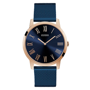 Guess Richmond Blue Dial Blue Mesh Bracelet Watch for Men - W1263G4 Authentic Buy Shop Now