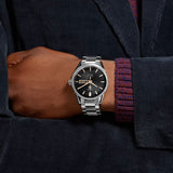 Tag Heuer Carrera Calibre 5 Automatic Black Dial Silver Steel Strap Watch for Men - WAR201C.BA0723 Authentic Buy Shop Now