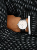 IWC Portofino Automatic White Dial Black Leather Strap Watch for Men - IW356501 Authentic Buy Shop Now