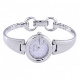 Gucci Guccissima Quartz Silver Dial Silver Steel Strap Watch For Women - YA134511 Authentic Buy Shop Now