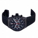 Tag Heuer Carrera Chronograph Steel & Ceramic Black Dial Black Rubber Strap Watch for Men - CBG2090.FT6145 Authentic Buy Shop Now