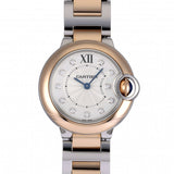 Cartier Ballon Bleu De Cartier Diamonds Silver Dial Two Tone Steel Strap Watch for Women - W3BB0026 Authentic Buy Shop Now