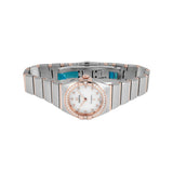 Omega Constellation Quartz Diamonds Mother of Pearl Dial Two Tone Steel Strap Watch for Women - 131.25.25.60.55.001 Authentic Buy Shop Now