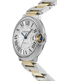 Cartier Ballon Bleu de Cartier Silver Dial Two Tone Steel Strap Watch for Women - W2BB0030 Authentic Buy Shop Now