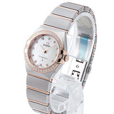 Omega Constellation Quartz Diamonds Mother of Pearl Dial Two Tone Steel Strap Watch for Women - 131.25.25.60.55.001 Authentic Buy Shop Now