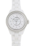 Chanel J12 Quartz Diamonds White Dial White Steel Strap Watch for Women - J12 H6418 Authentic Buy Shop Now