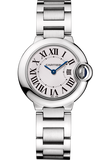 Cartier Ballon Bleu De Cartier Silver Dial Silver Steel Strap Watch for Men - WSBB0049 Authentic Buy Shop Now