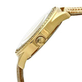 Guess Mini Triangle Quartz White Dial Gold Leather Strap Watch For Women - W70015l1 Authentic Buy Shop Now