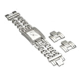 Guess Mod Heavy Metal Diamonds Silver Dial Silver Steel Strap Watch for Women - W95088L1 Authentic Buy Shop Now