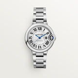 Cartier Ballon Bleu De Cartier Silver Dial Silver Steel Strap Watch for Women - WSBB0044 Authentic Buy Shop Now