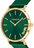 Coach Green Dial Green Leather Strap Watch for Women - 14503383 Authentic Buy Shop Now