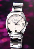 Gucci GG2570 White Dial Silver Steel Strap Watch For Women - YA142502 Authentic Buy Shop Now